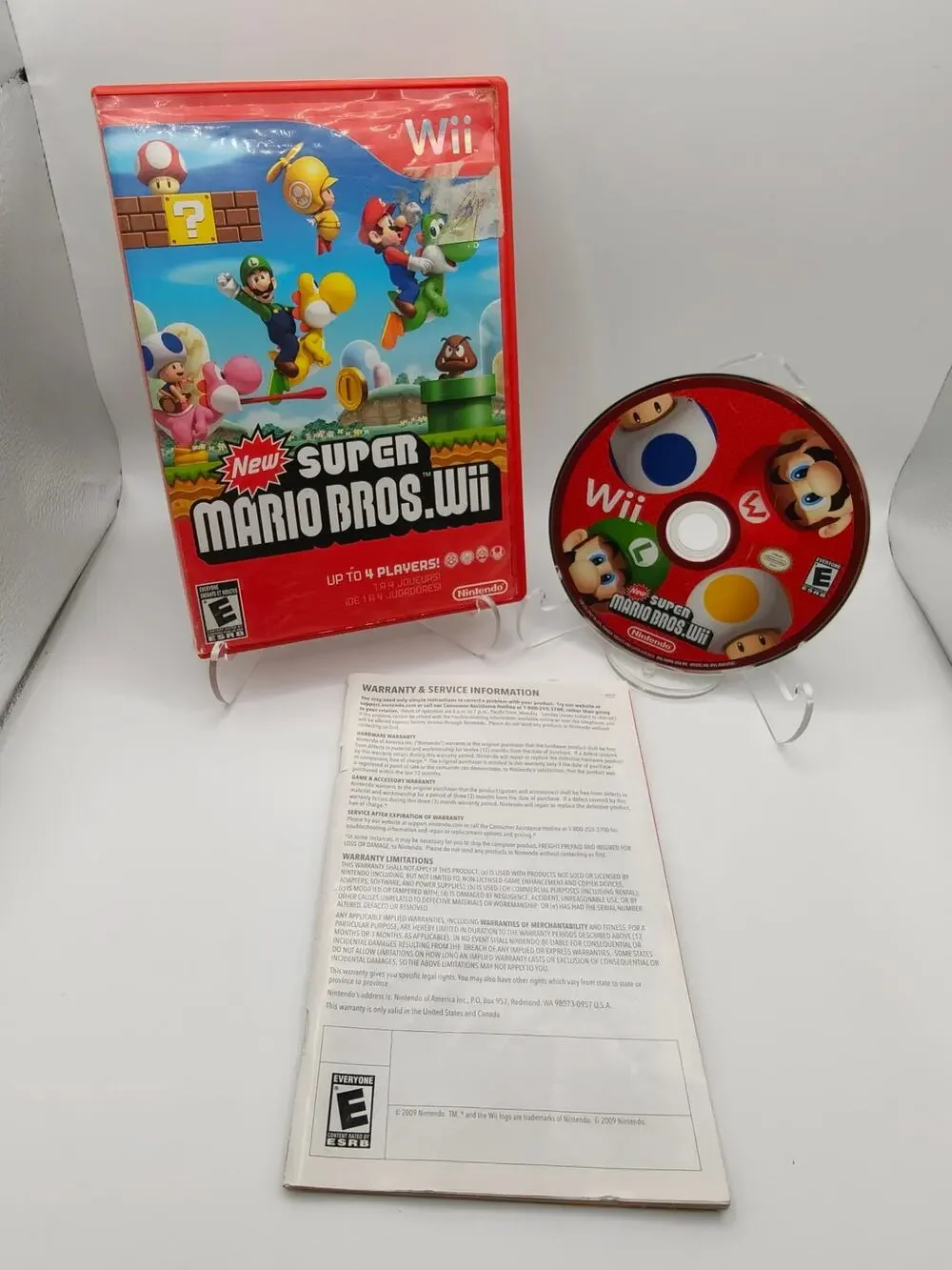 New Super Mario Bros Wii CIB Complete Tested